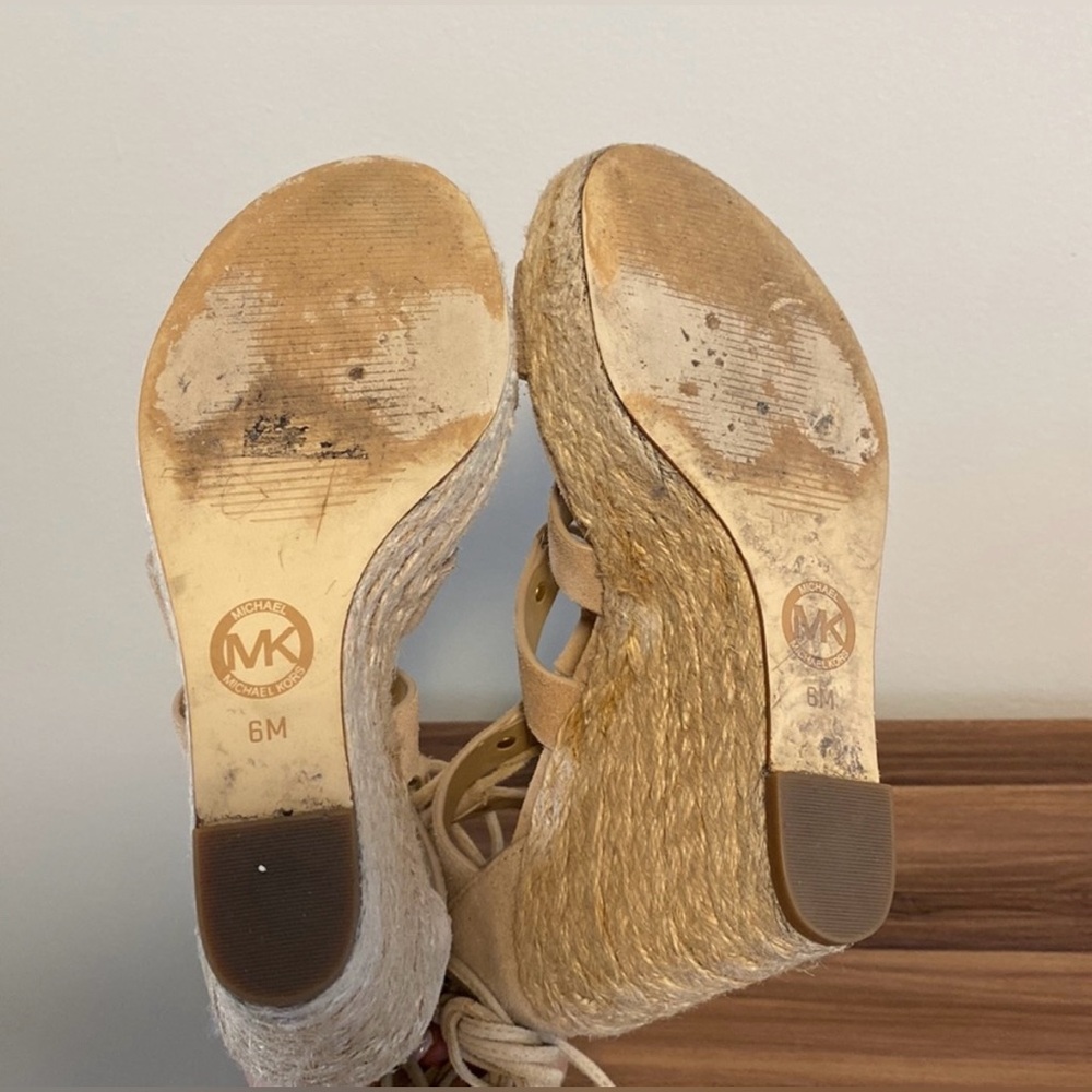 Michael Kors Tan Espadrille Sandals - Picture 10 of 13